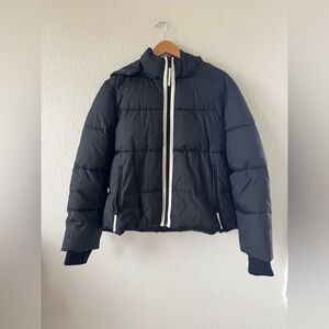 G by Giuliana Black Puffer Jacket size L Women’s